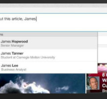 LinkedIn Mentions